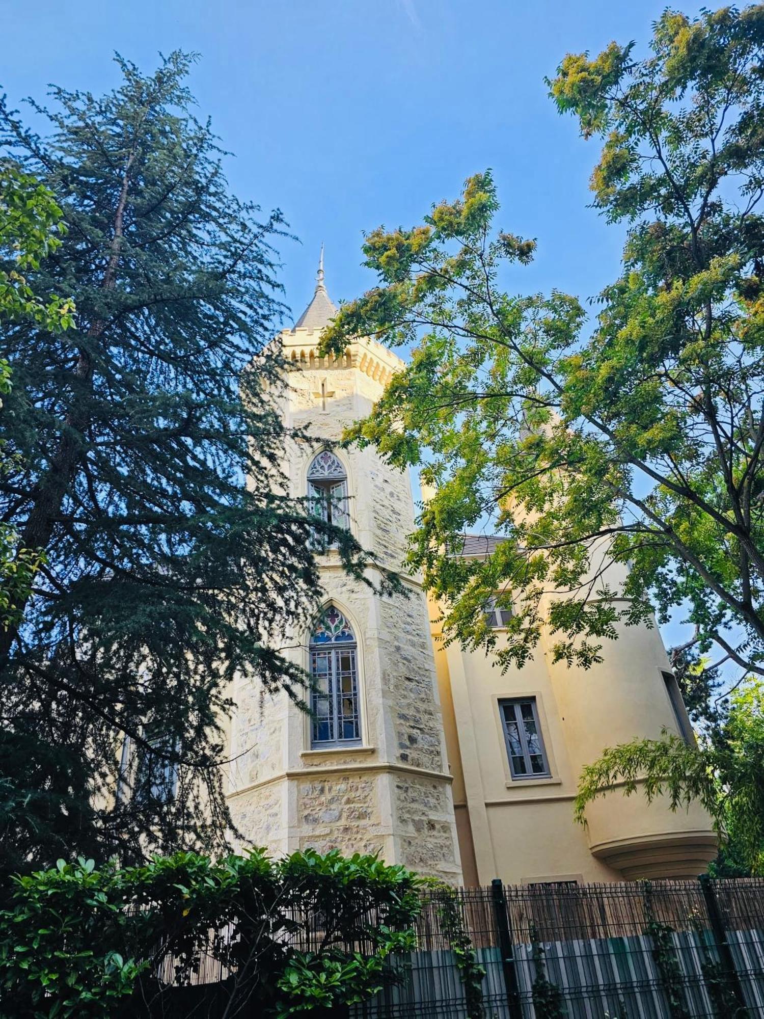 Chateau Grandclement Lyon Villeurbanne Niveau Rdc - Tresor Cache En Ville Avec Vue Piscine Et Parc Buitenkant foto